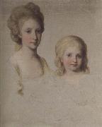 Angelica Kauffmann Bozzetto zum Bildnis Maria Theresa und Maria Chrstian Spain oil painting reproduction